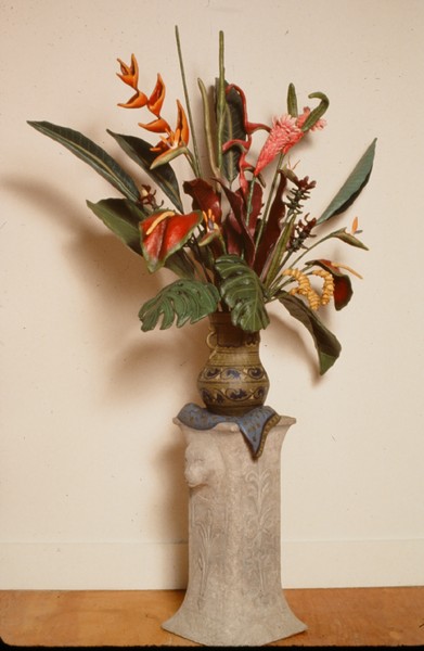 Flora Animalis, 1999, mixed media, 96"x53"x37", Kaplan Collection, Washington, DC : Textiles and Tapestries : Joan Danziger